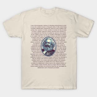 Karl Marx Portrait and Quote T-Shirt